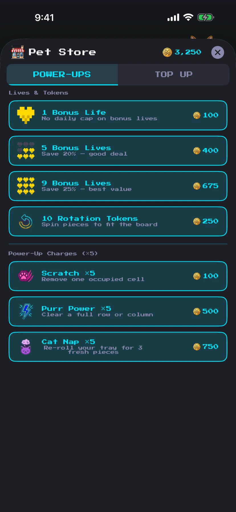 CLAWDER in-game store